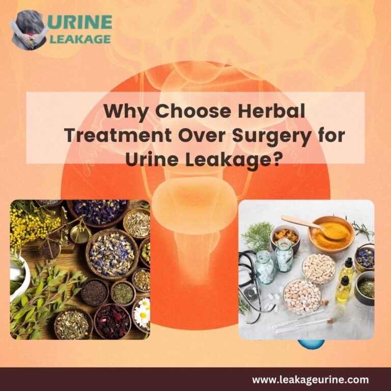 Why Choose Herbal Treatment Over Surgery for Urine Leakage?